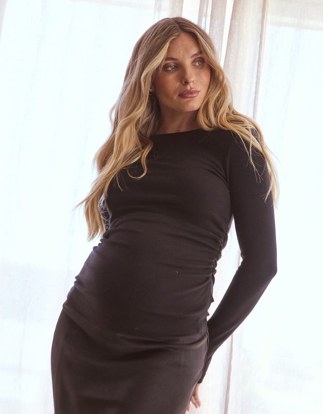 Soon Maternity - Base Soft Rib Feeding Top