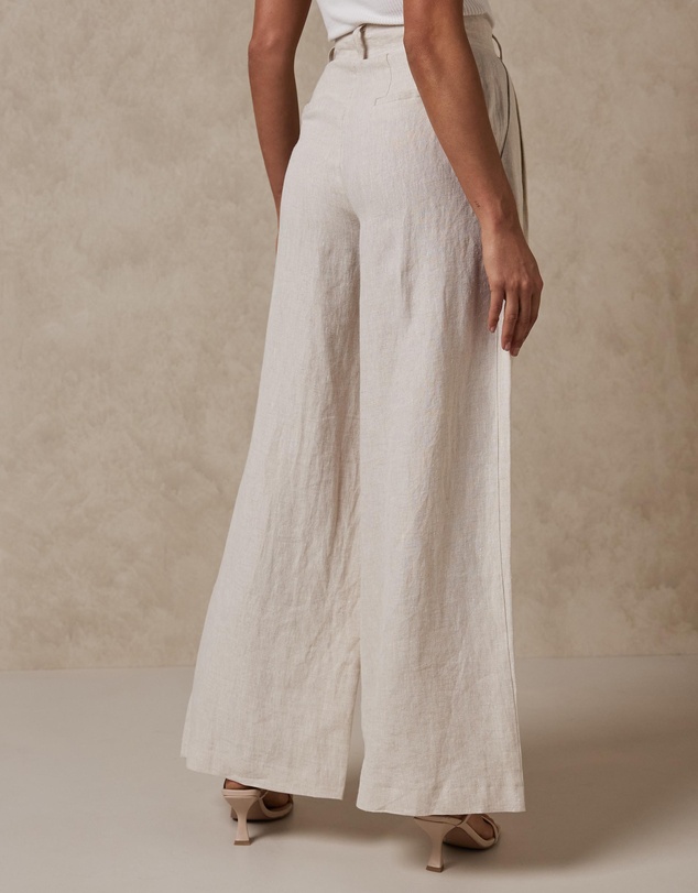 AERE - Linen Wide Leg Pants