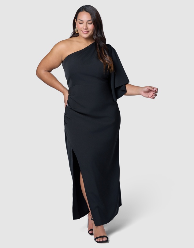 Pink Dusk by Curve Project - Angel Eyes Maxi Dress