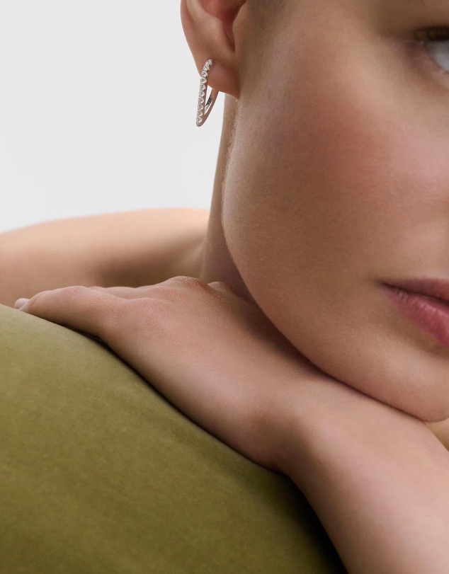 PDPAOLA - Gloss Silver Earrings