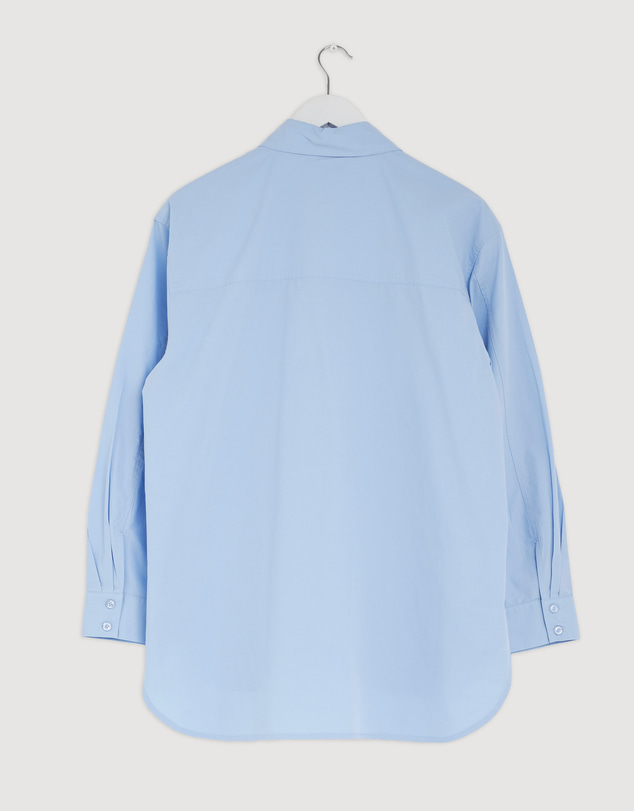 Revibe - Repaired AERE Freya Oversized Organic Cotton Shirt - AU 10