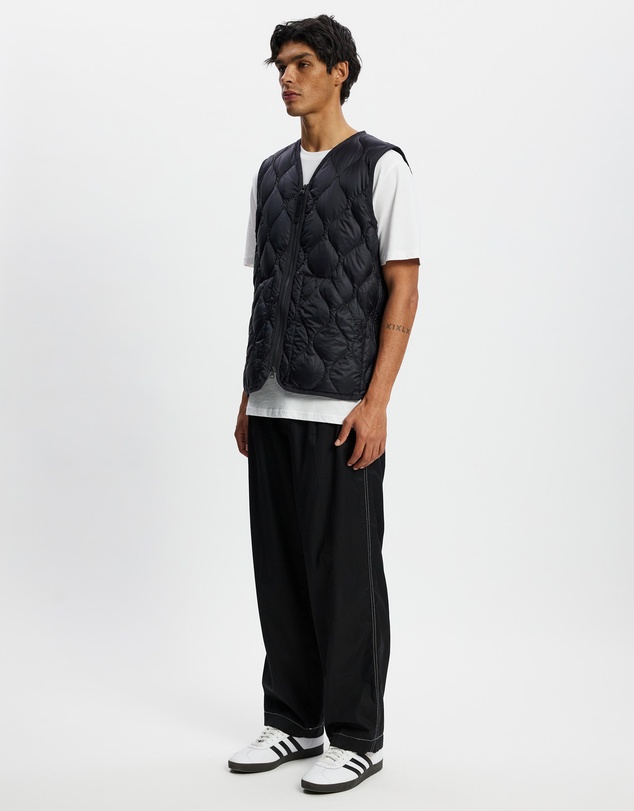 TAION - Military V-Neck W-Zip Down Vest Soft Shell