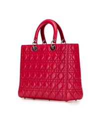 Pre-Loved by Azura Reborn - Pre-Loved Large Lambskin Cannage Lady Dior