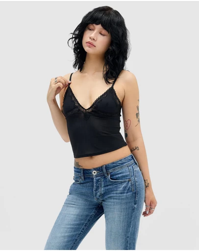 BDG By Urban Outfitters - BGD Adore Lace Trim Cami