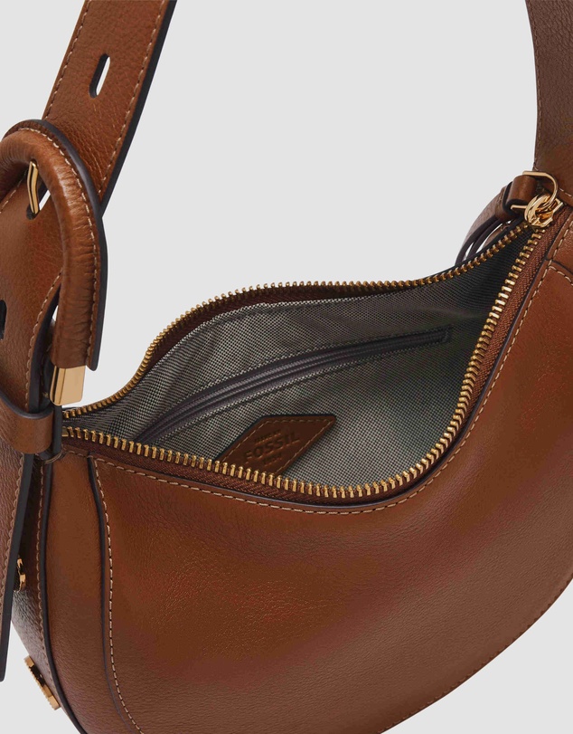 Fossil - Harwell Brown Hobo Bag