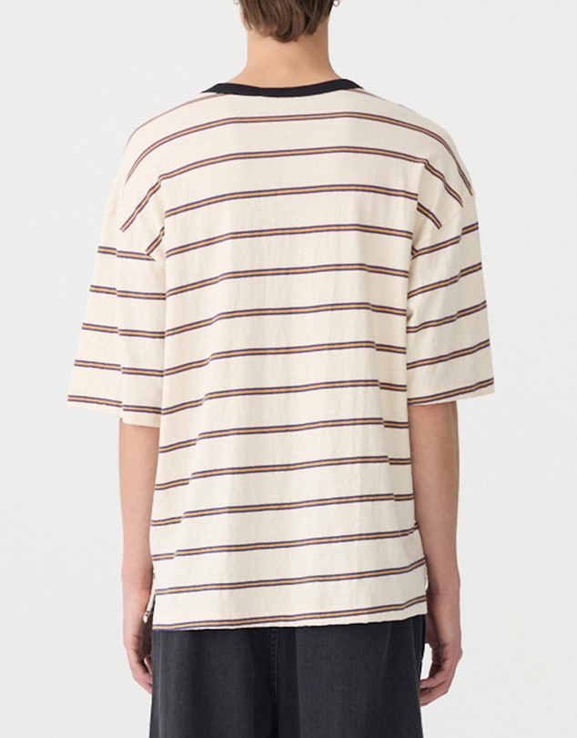 Bassike - Stripe Boxy T-Shirt