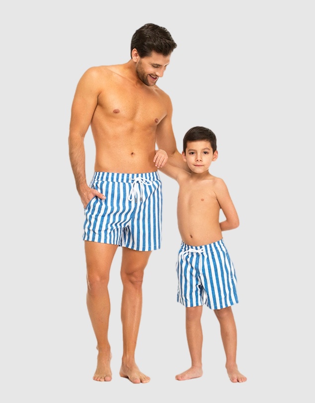 Tolu Australia - Boardshorts with Blue Stripes