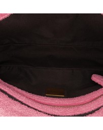 Pre-Loved by Azura Reborn - Pre-Loved Zucca Embossed Terry Cloth Baguette Satchel