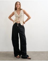 TOPSHOP - Camo Cargo Trousers