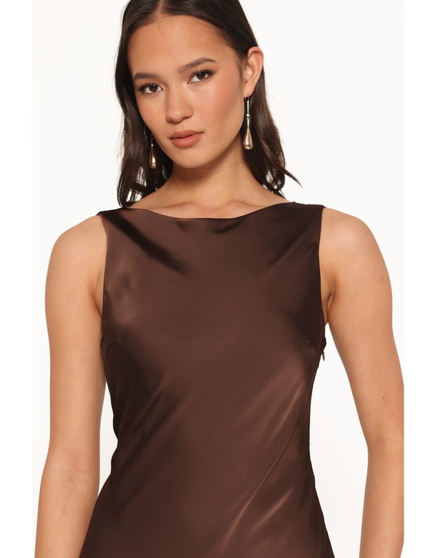 Petal & Pup - Honey Maxi Dress - Chocolate Brown