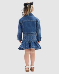 Bardot Junior - Coco Denim Mini Skirt - Kids-Teens