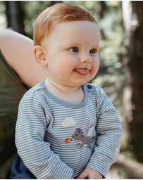 Purebaby - Applique Bodysuit -Kids-Babies