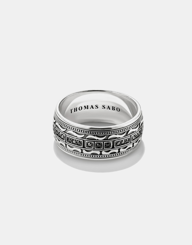 THOMAS SABO - THOMAS SABO Wide Band Ring with Zirconia