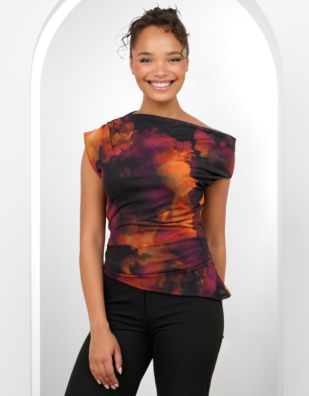 Pilgrim - Mardie Off Shoulder Print Top