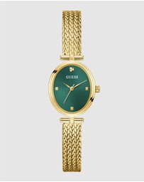 GUESS - Guess Ruby Ladies Gold Tone Analogue Watch