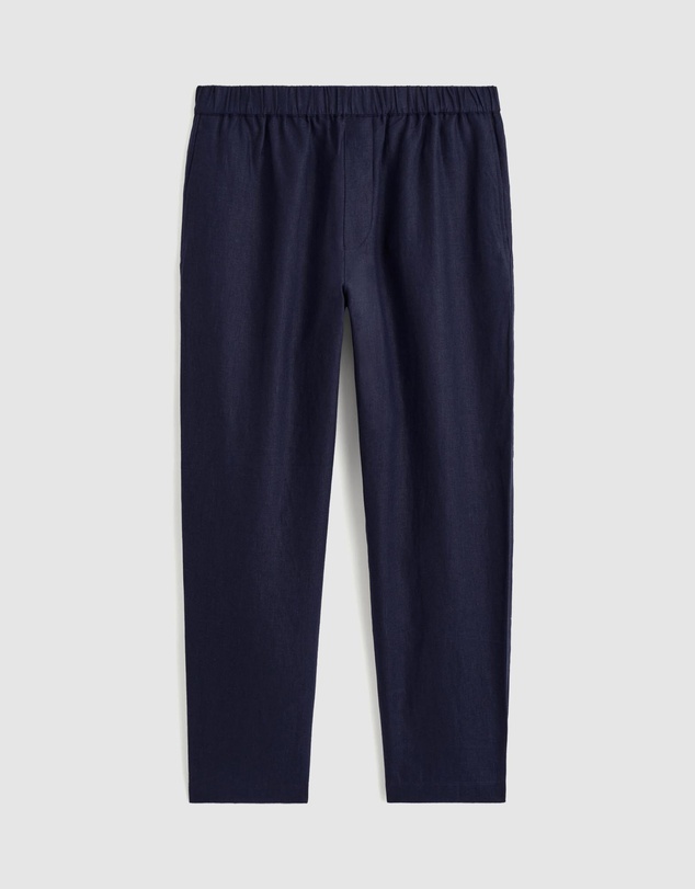 COS - Elasticated Linen Regular-Fit Tapered Trousers