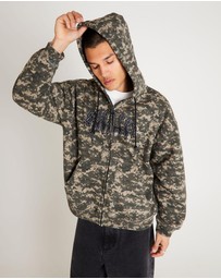 Spencer Project - Nichols Camo Zip Hoodie