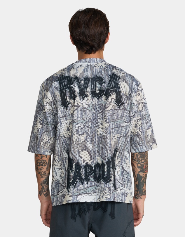 RVCA - Mens Tapout Mesh Jersey T-Shirt