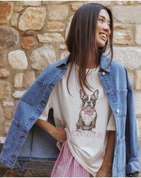Petal & Pup - Monsieur Tee - White