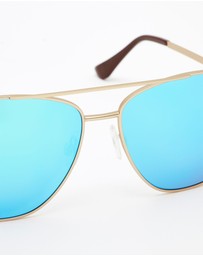 Hawkers Co - HAWKERS - Polarized Karat Clear Blue LAX  Sunglasses for Men and Women UV400