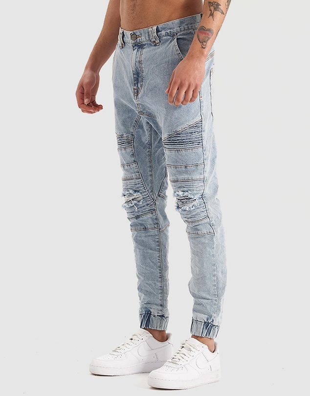 Nena & Pasadena - Viper Denim Joggers