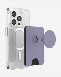 PopSockets - PopWallet+ MagSafe Softgoods Phone Wallet Card Holder+ Magnetic Adapter Ring