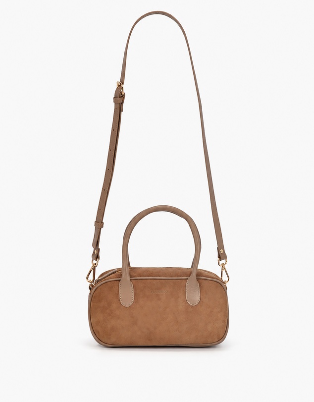 Cobb & Co - Elwood Suede Leather Crossbody Bowler Bag