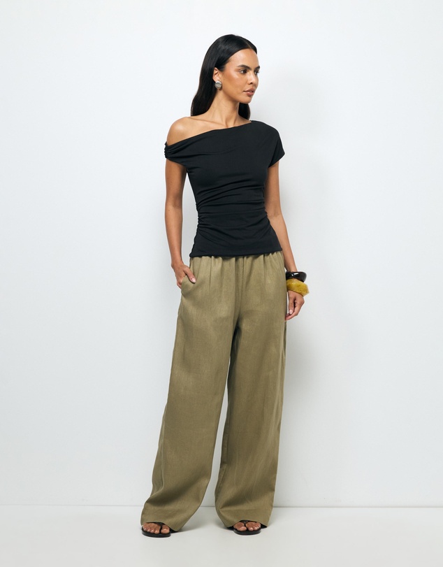 AERE - Juna Relaxed Linen Pants