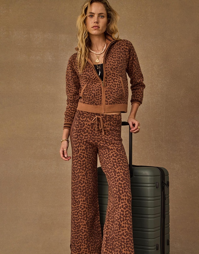 The Upside - Malawi Leopard Freya Knit Pants