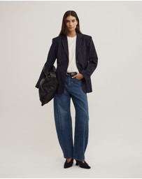 Witchery - Belted Pinstripe Blazer