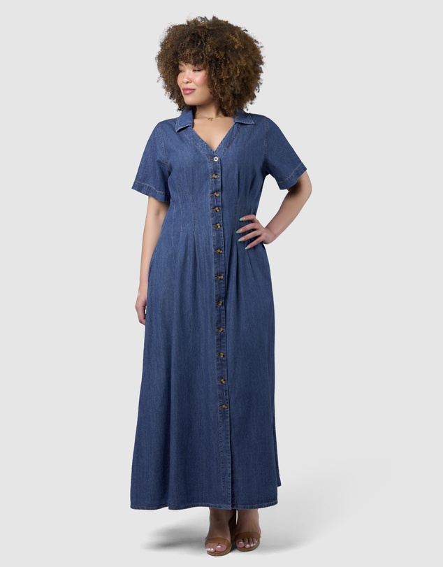 Indigo Tonic - Tara Chambray Maxi Dress