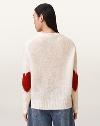 AllSaints - Luvheart Wool-Alpaca Blend Crew