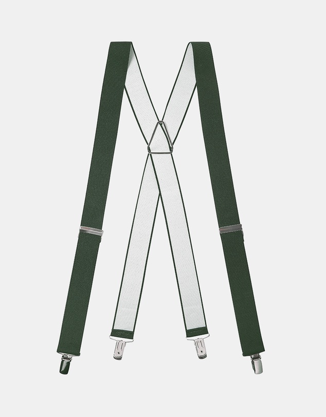 Buckle - Australian Made Plain X Back Braces. 35mm width.
