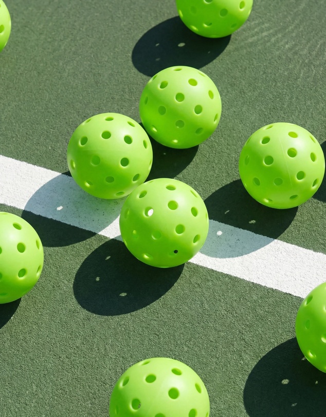 Pulse Pickleball - Set of 3 Green Pickleballs