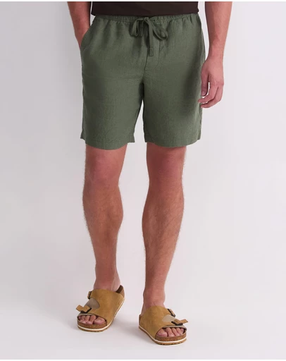 Sportscraft - Caffery Yarn Dyed Linen Short