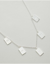 Carly Paiker - Hieroglyph Tag Necklace