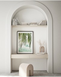 Olive et Oriel - Seaside Palm Art Print