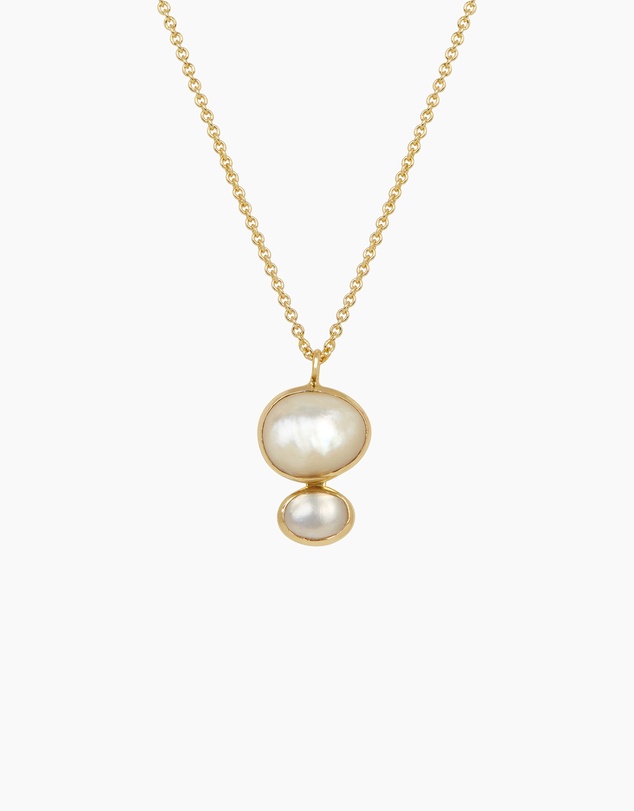 Bianc - Cubism Necklace Mother Of Pearl