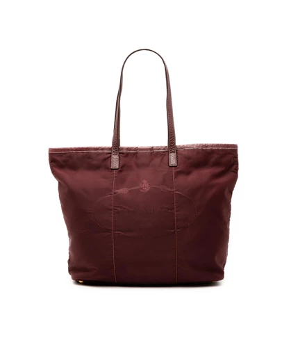 Pre-Loved by Azura Reborn - Pre-Loved Tessuto Canapa Logo Tote