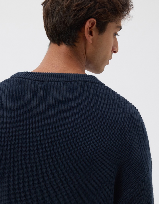 AERE - Organic Cotton Fisherman Rib Jumper