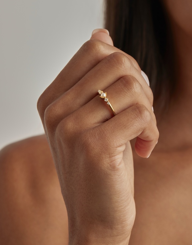 By Charlotte - Sea Foam Ring