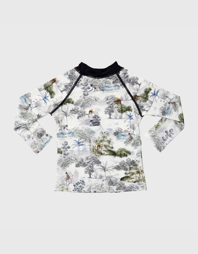 Aqua Blu Kids - Woodland Long Sleeve Rash Vest - Babies