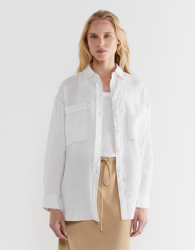 Jag - Linen Oversized Shirt