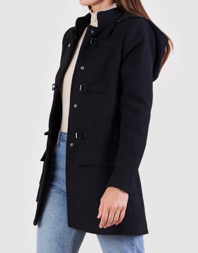 Amelius - Blaze Wool Hooded Jacket Coat
