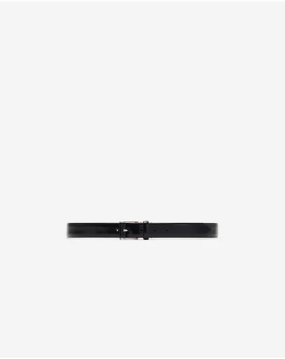 Calibre - High Shine Buckle Belt Black