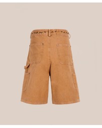 Found - Canvas Embroidered Shorts