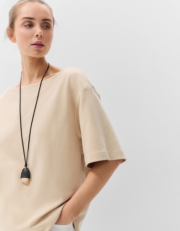 UNISON - Relaxed Off Shoulder Tee