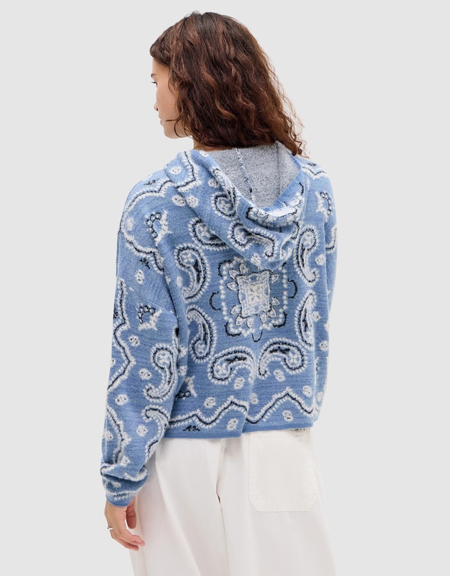 BDG By Urban Outfitters - BDG Bandana Knit Hoodie