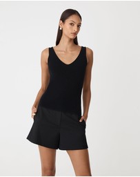 Forcast - Heidi V-Neck Knit Tank