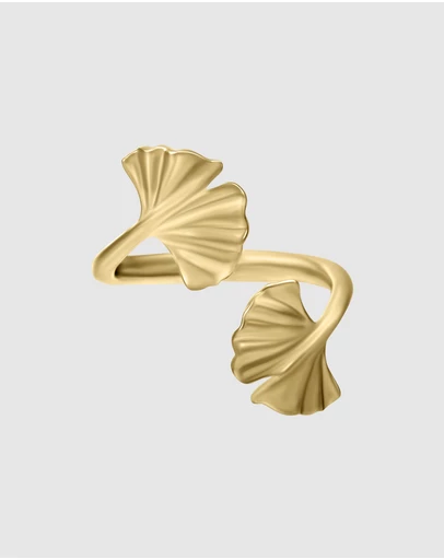 Emporio Armani - Gold tone Cocktail Ring